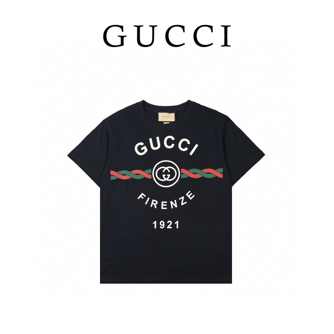 Gucci camiseta Gucci Firenze 1921（123654）
