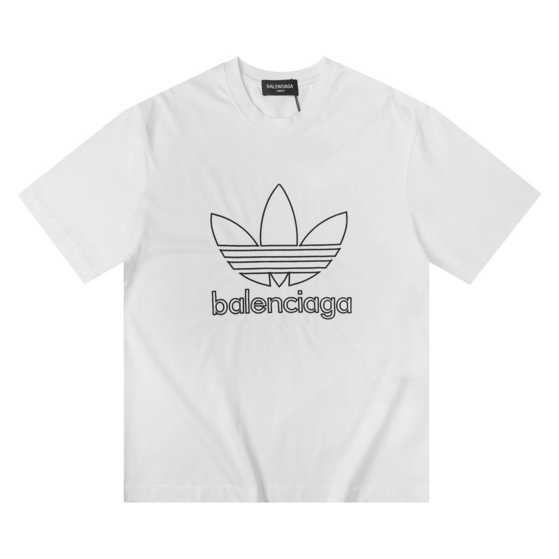 [Copy]Balenciaga 24ss clover joint embroidery T-shirt（124014）