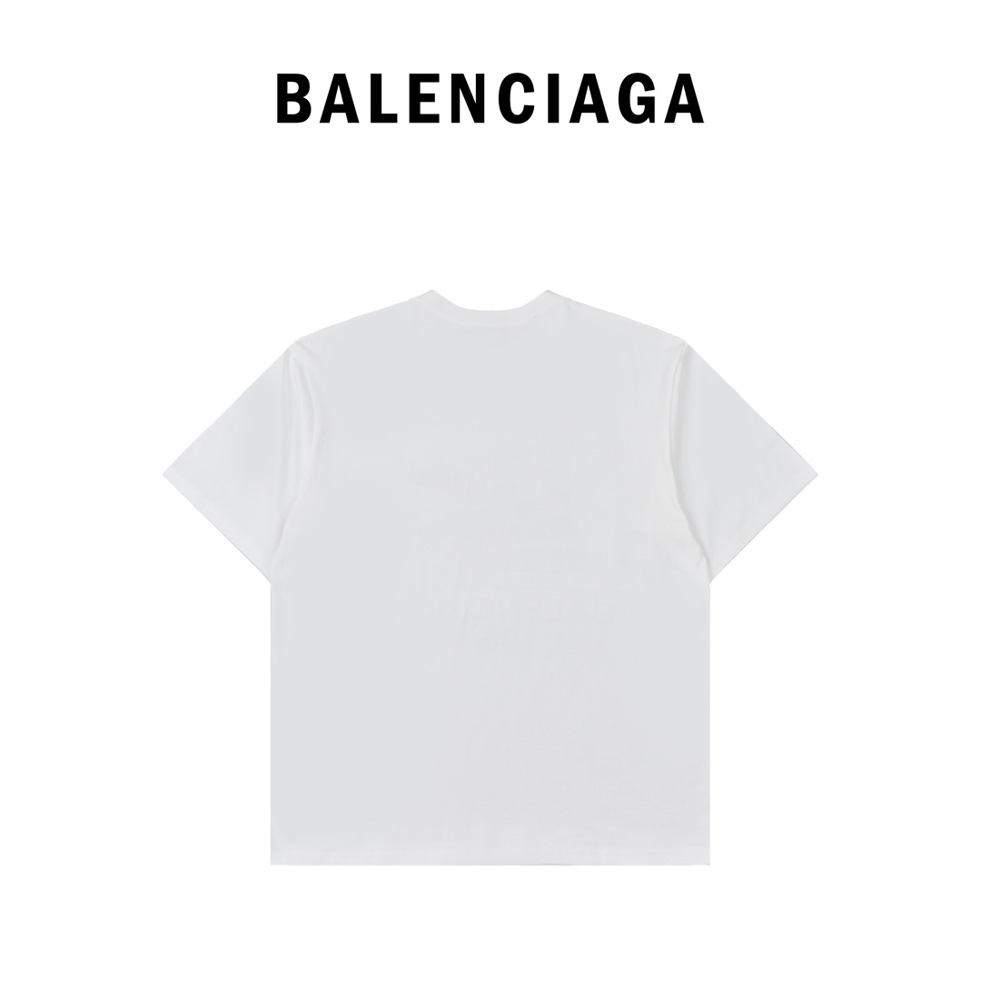 Balenciaga Manuscript graffiti style T-shirt（124452）