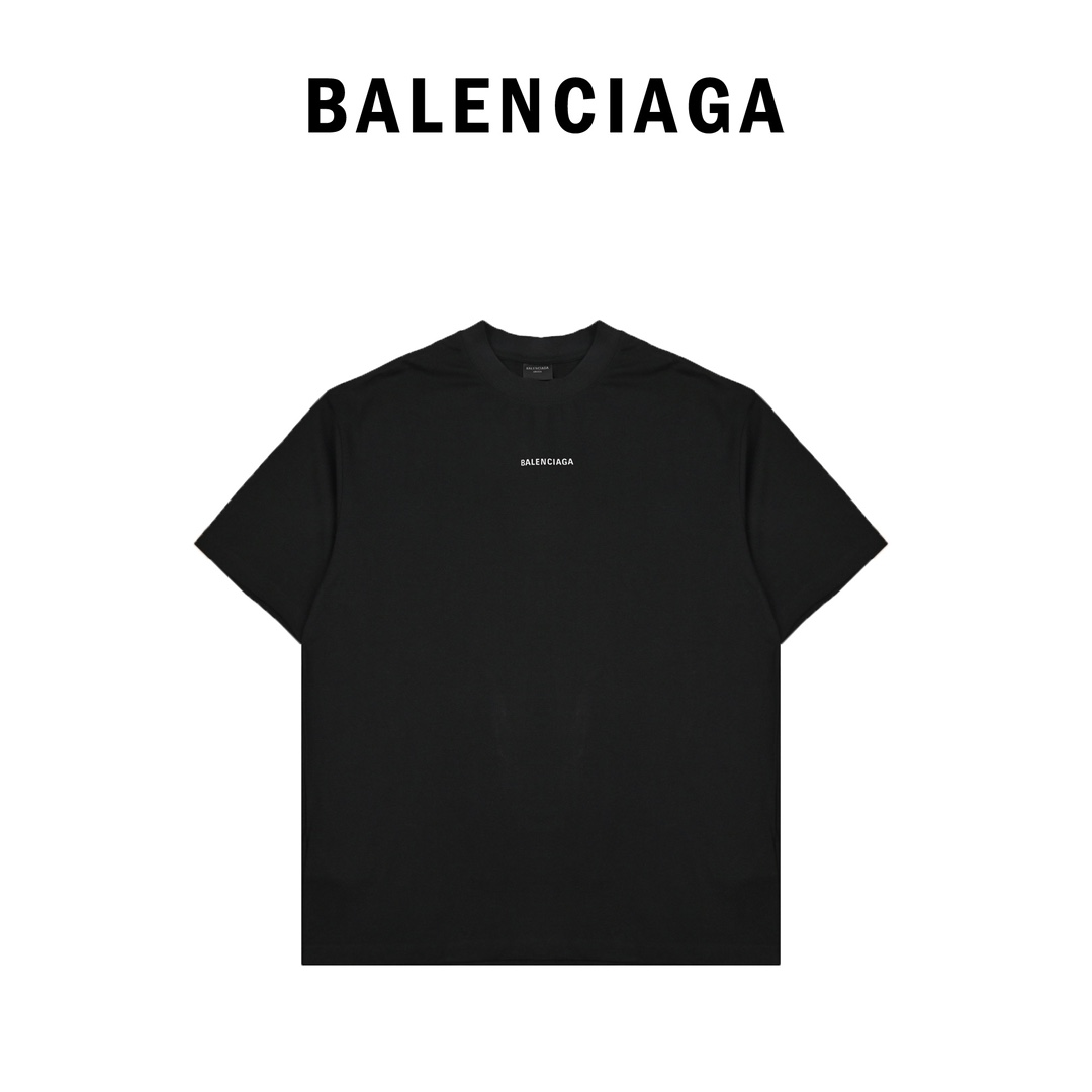 Balenciaga Reflective back lettering T-shirt（124486）