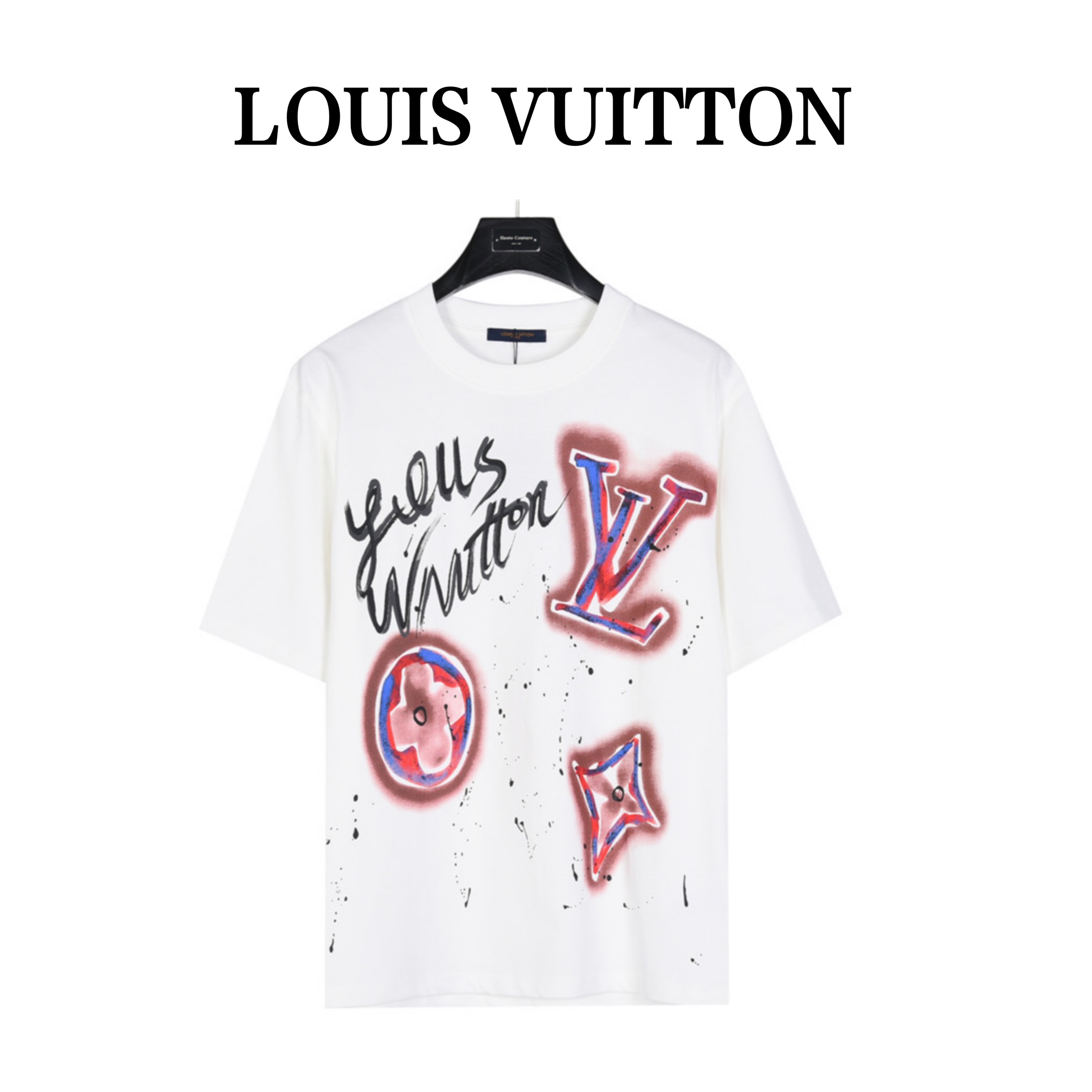 Louis Vuitton Printed T-Shirt Men's Top（124514）