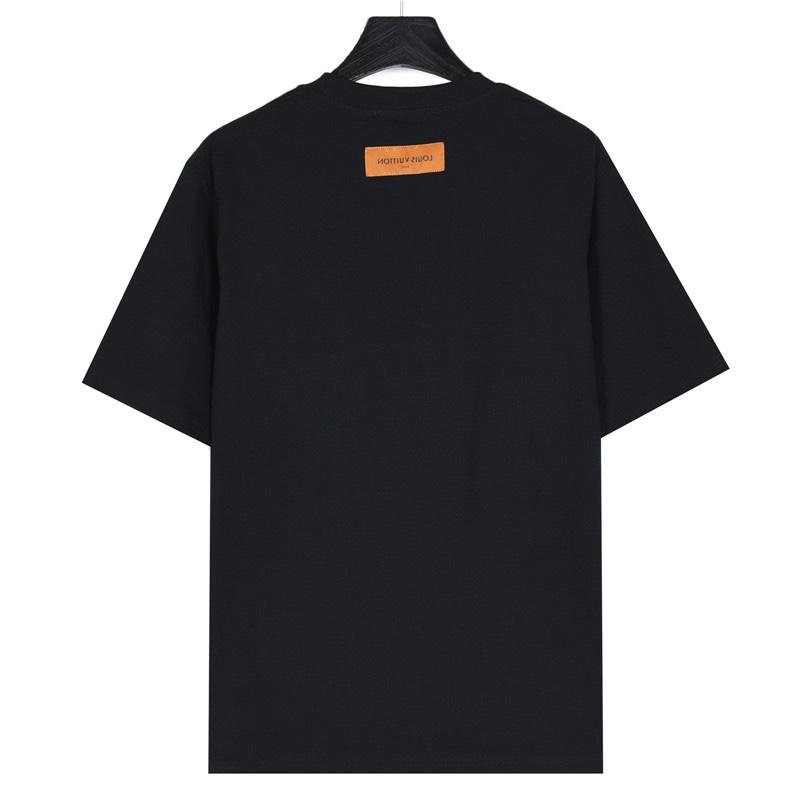 Louis Vuitton Printed T-Shirt Men's Top（124516）