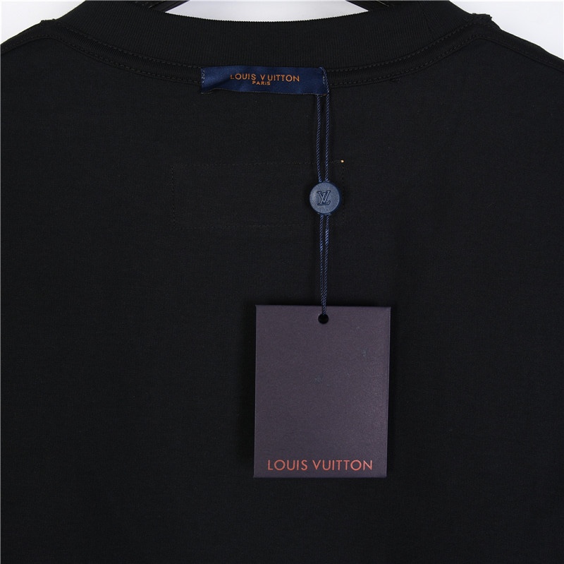Louis Vuitton Printed T-Shirt Men's Top（124516）