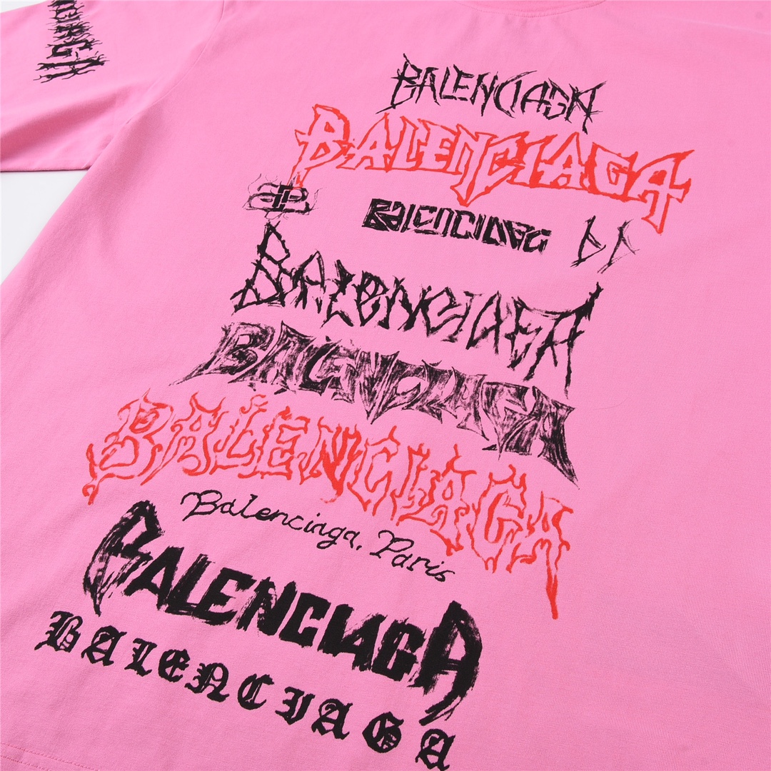 [Copy]BALENCIAGA DIY METAL Large Fit T-shirt（124662）