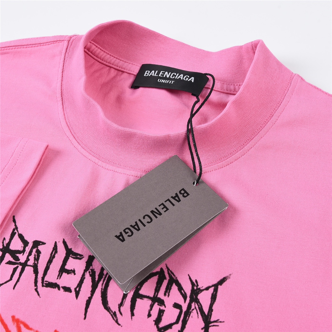 [Copy]BALENCIAGA DIY METAL Large Fit T-shirt（124662）
