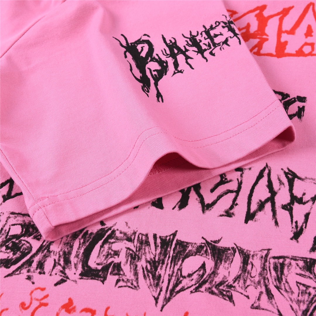 [Copy]BALENCIAGA DIY METAL Large Fit T-shirt（124662）