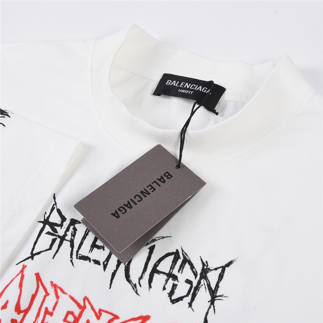 BALENCIAGA DIY METAL Large Fit T-shirt（124664）