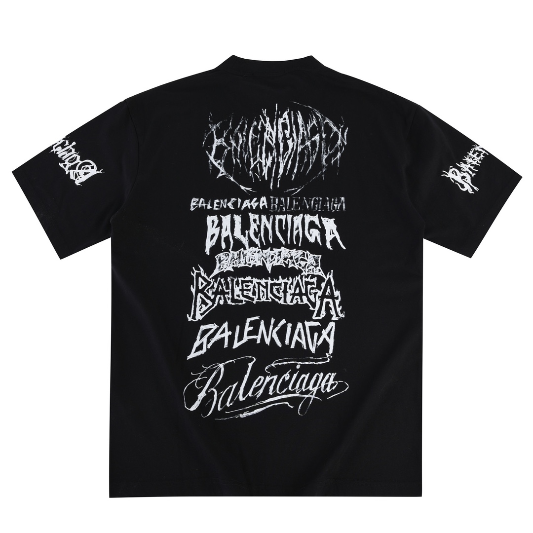 BALENCIAGA DIY METAL Large Fit T-shirt（124666）