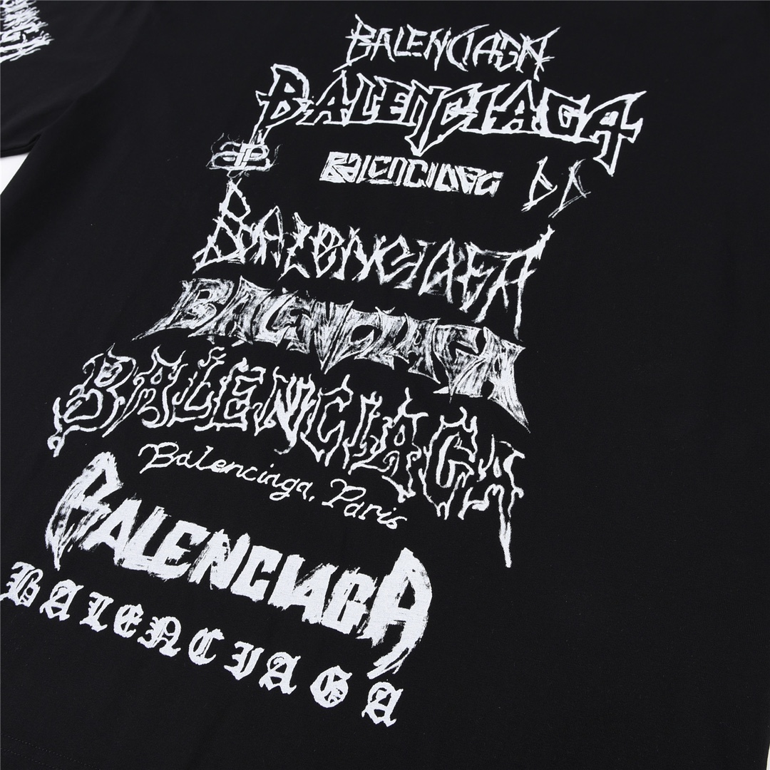 BALENCIAGA DIY METAL Large Fit T-shirt（124666）