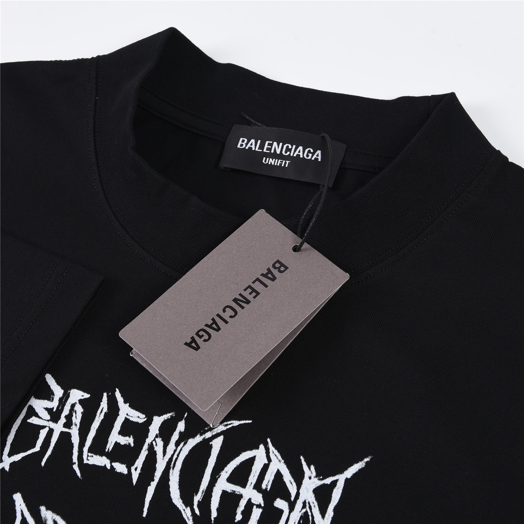 BALENCIAGA DIY METAL Large Fit T-shirt（124666）
