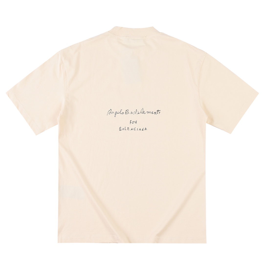 BALENCIAGA printed t-sleeve（124668）