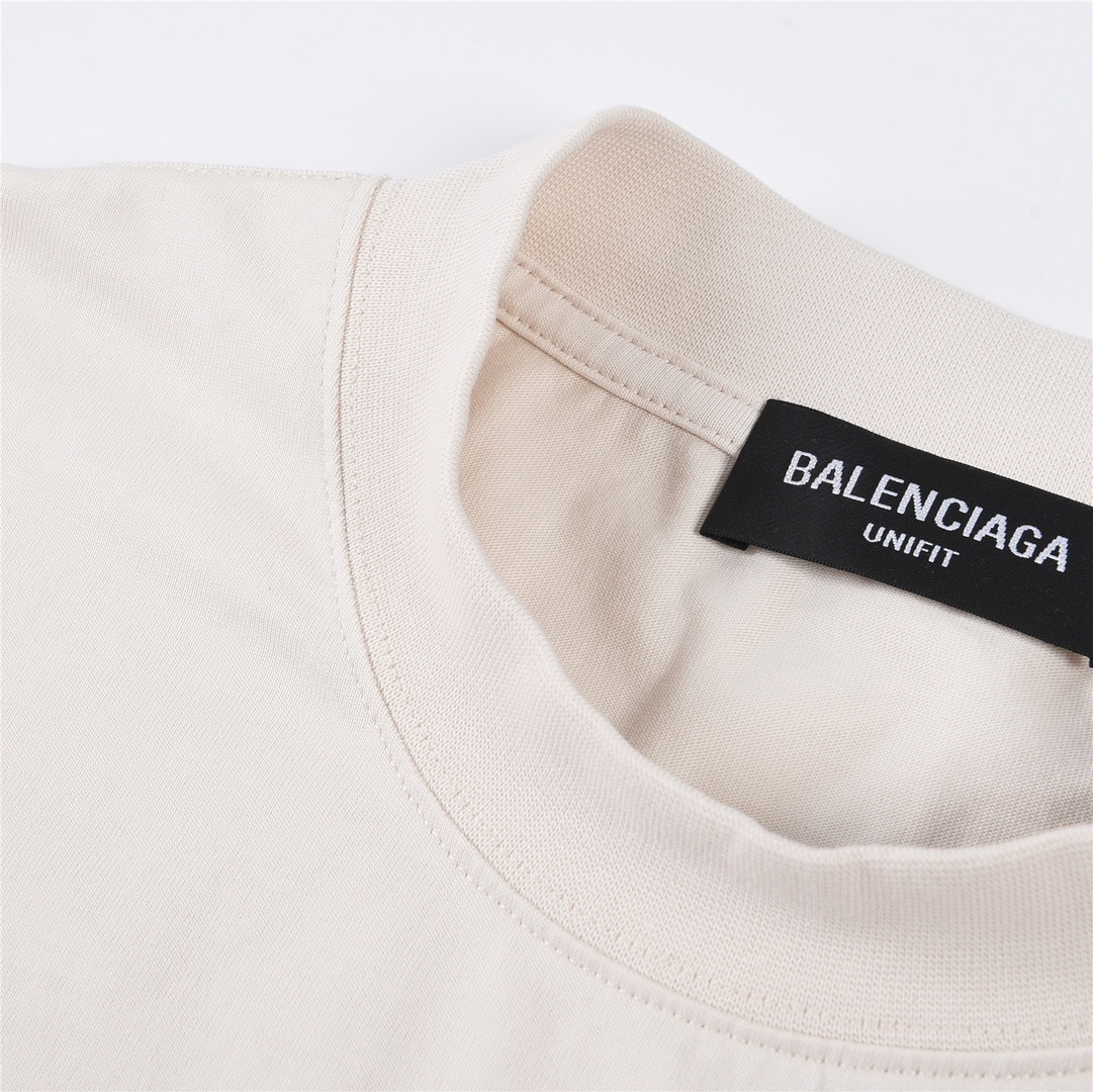 BALENCIAGA POLITICAL CAMPAIGN logo T-shirt（124670）