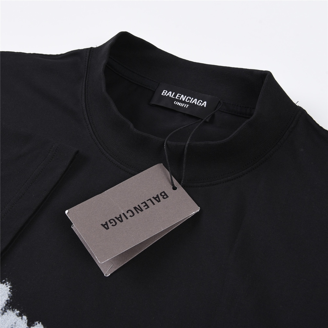 BALENCIAGA POLITICAL CAMPAIGN logo T-shirt（124672）