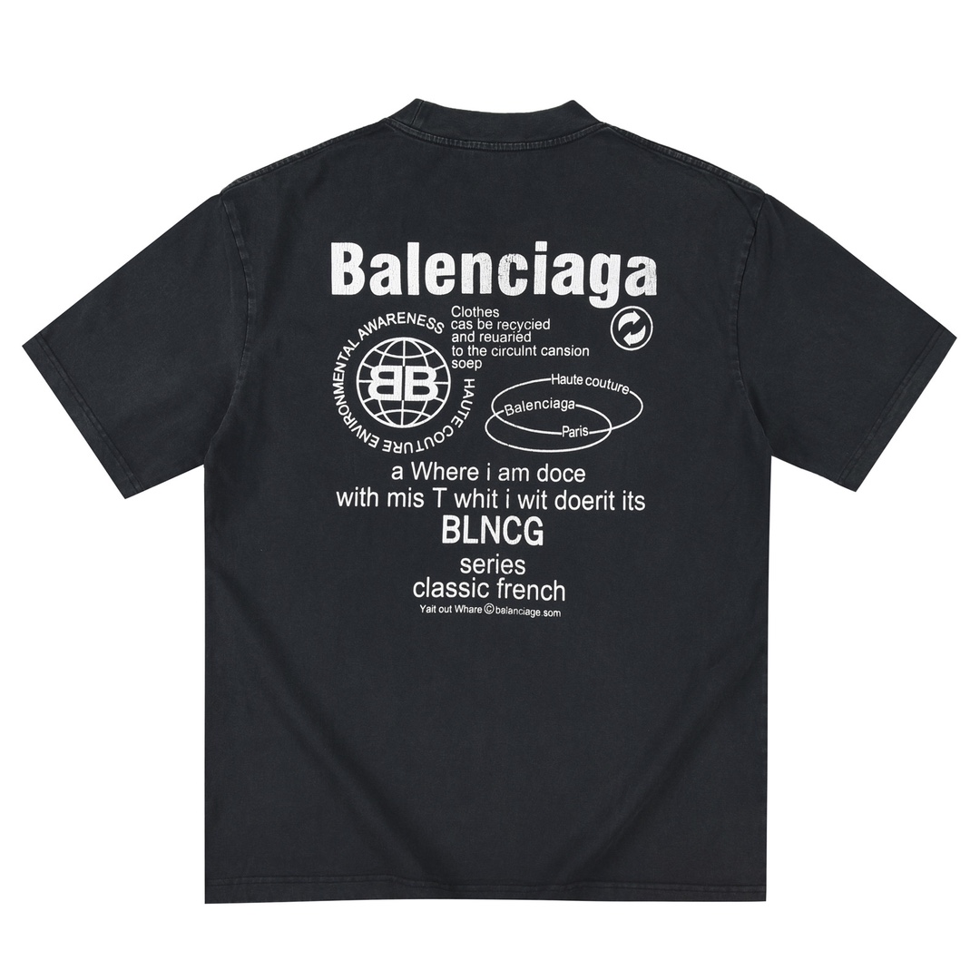 BALENCIAGA printed t-sleeve（124674）