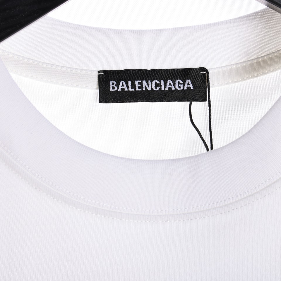 balenciaga Double B printed T-shirt（124697）