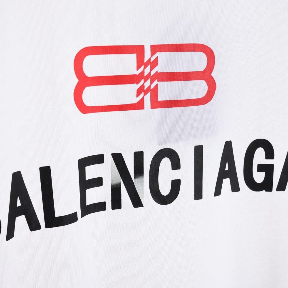 balenciaga Double B printed T-shirt（124697）
