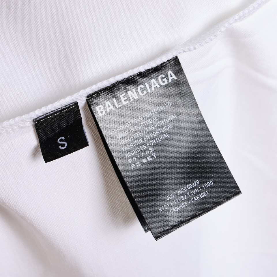balenciaga Double B printed T-shirt（124697）