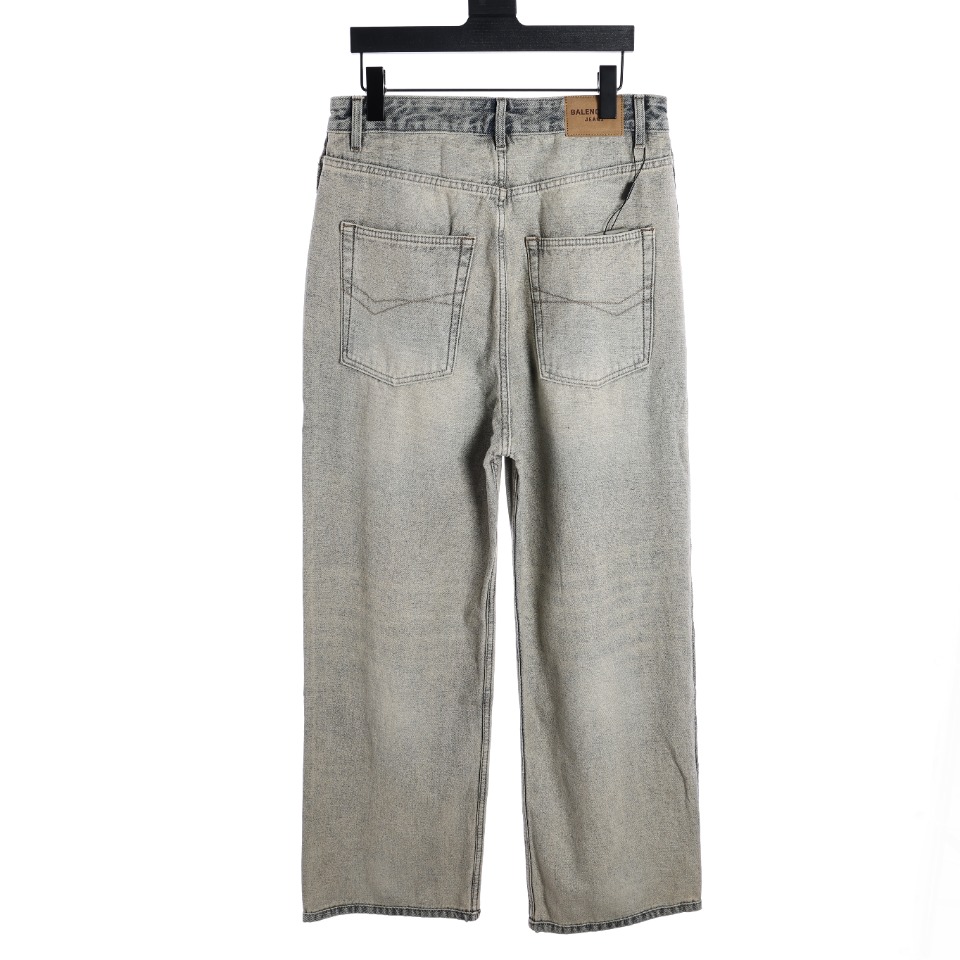 balenciaga distressed denim pants（124729）
