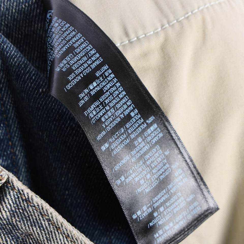 balenciaga distressed denim pants（124729）