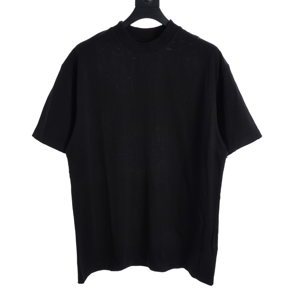 balenciaga torn print t-shirt（124772）