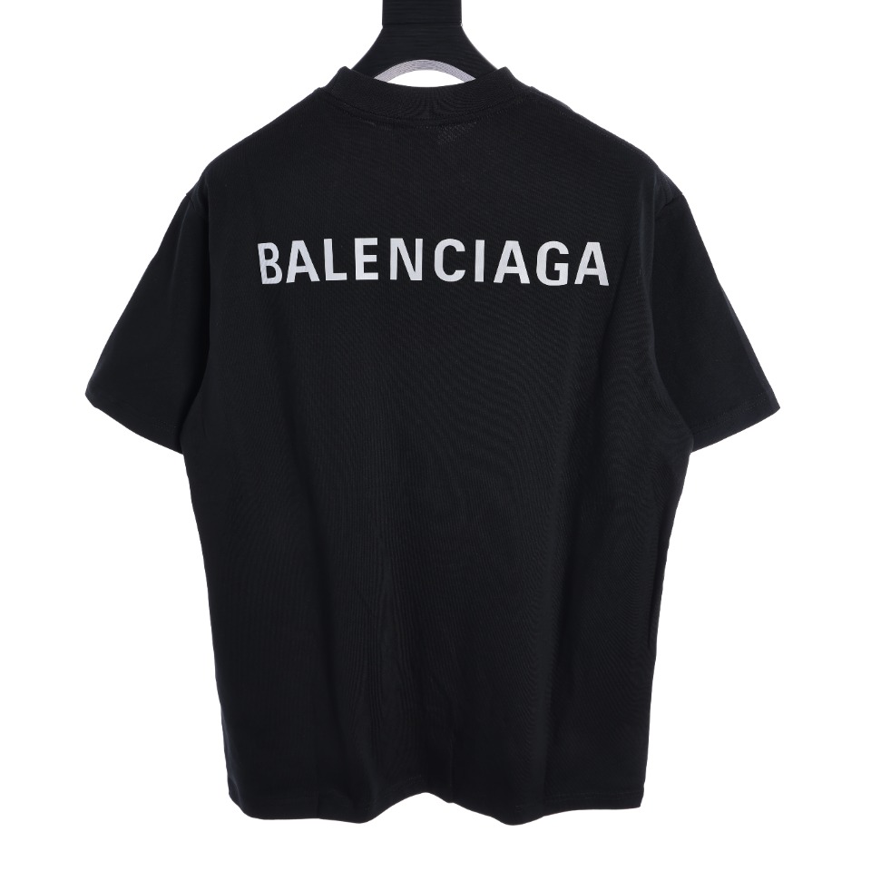 Balenciaga T-shirt with glowing letters on the back（124795）