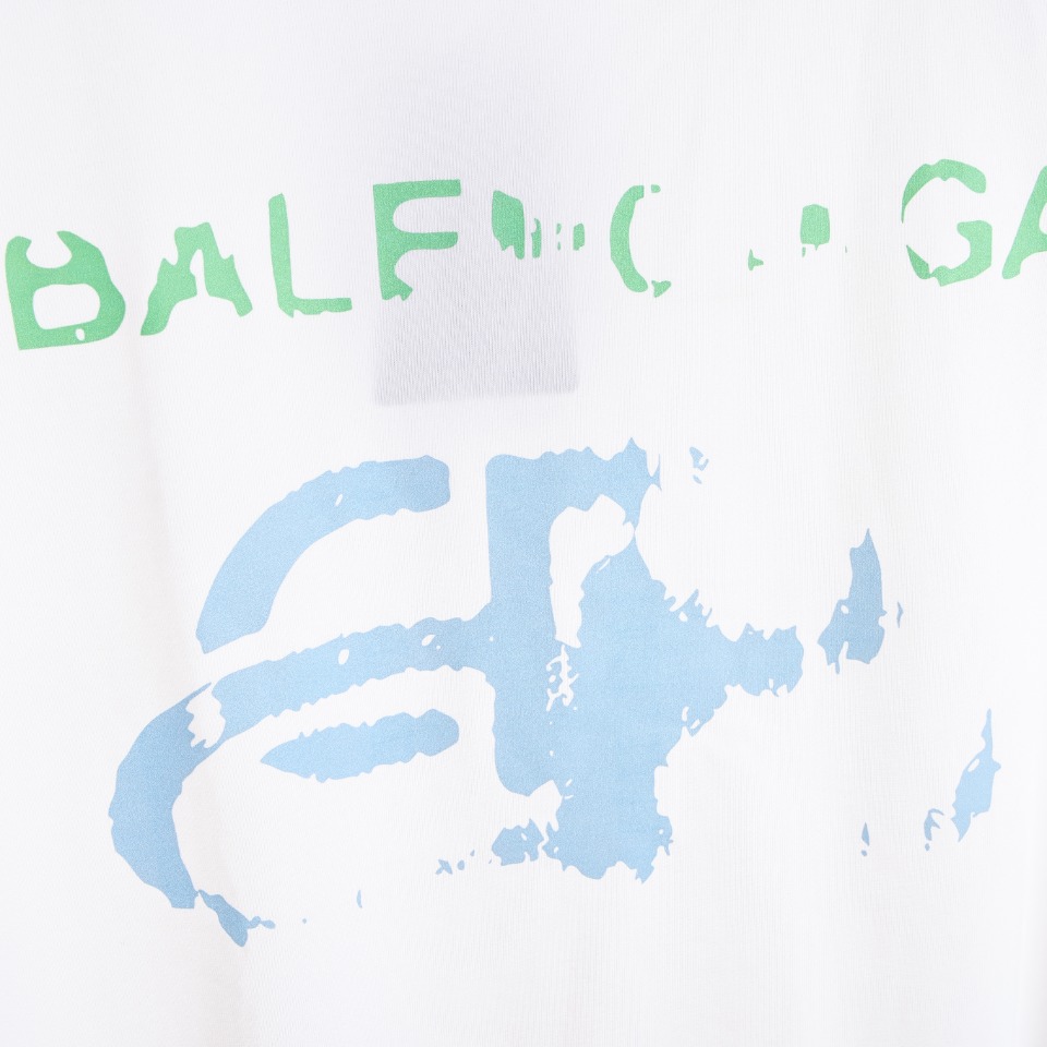 Balenciaga Broken letter T-shirt（124813）