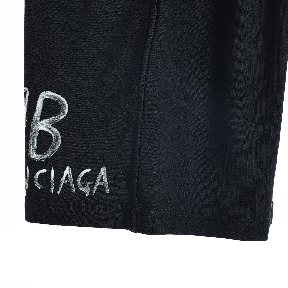Balenciaga Double B glow-in-the-dark shorts（124841）