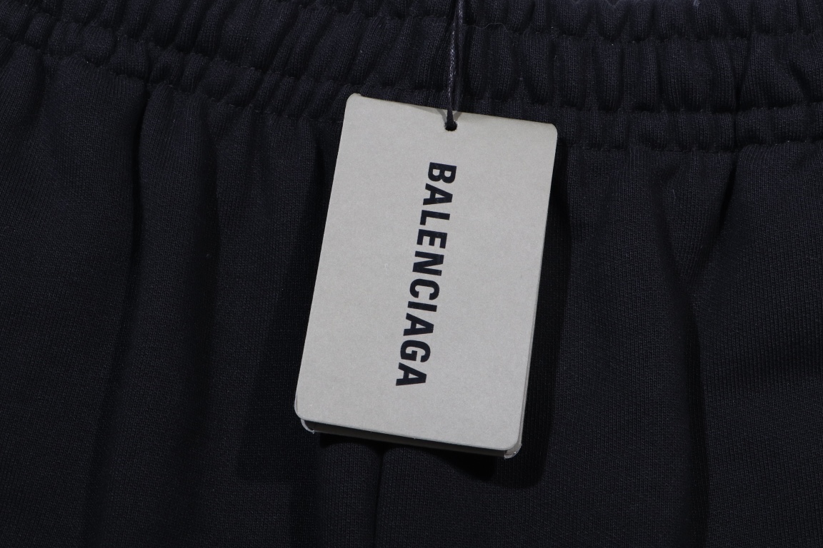 BALENCIAGA SOCCER BAGGY スウェットパンツ で ブラック＆ホワイト（125162）