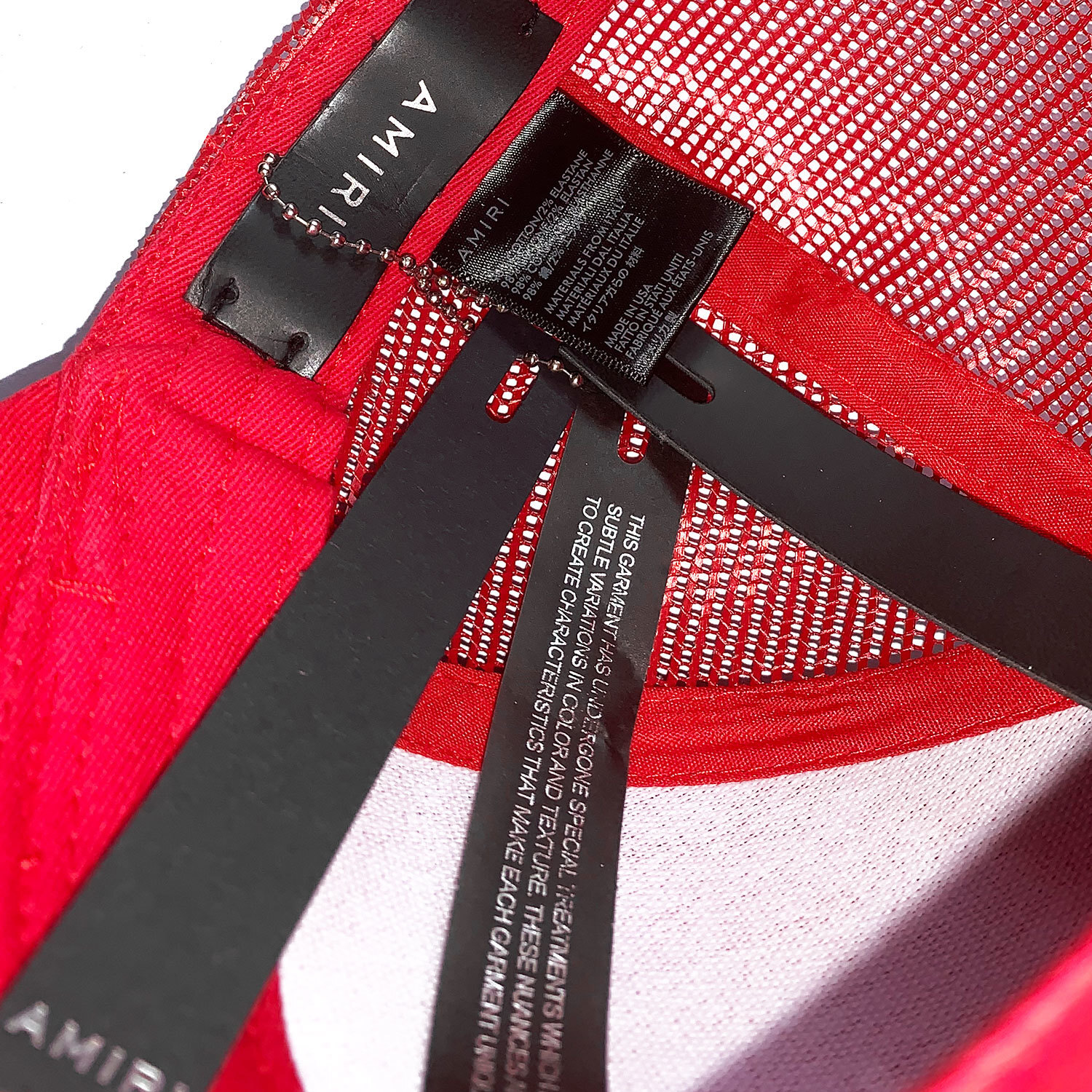 Amiri mesh baseball cap（PXMAH001111）