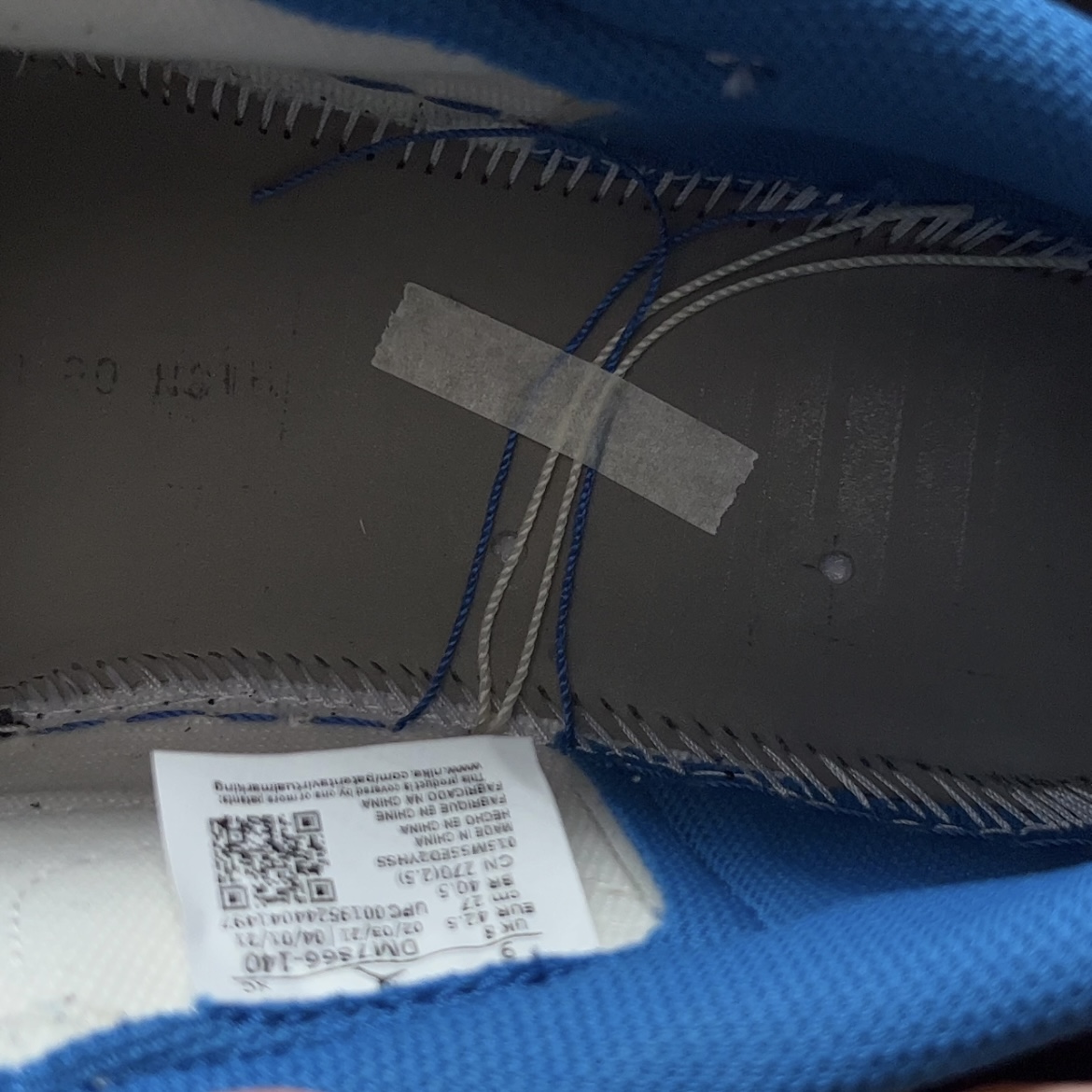 Travis Scott × Fragment × Nike Air Jordan 1 Low OG SP "Military Blue"（DM7866-140）