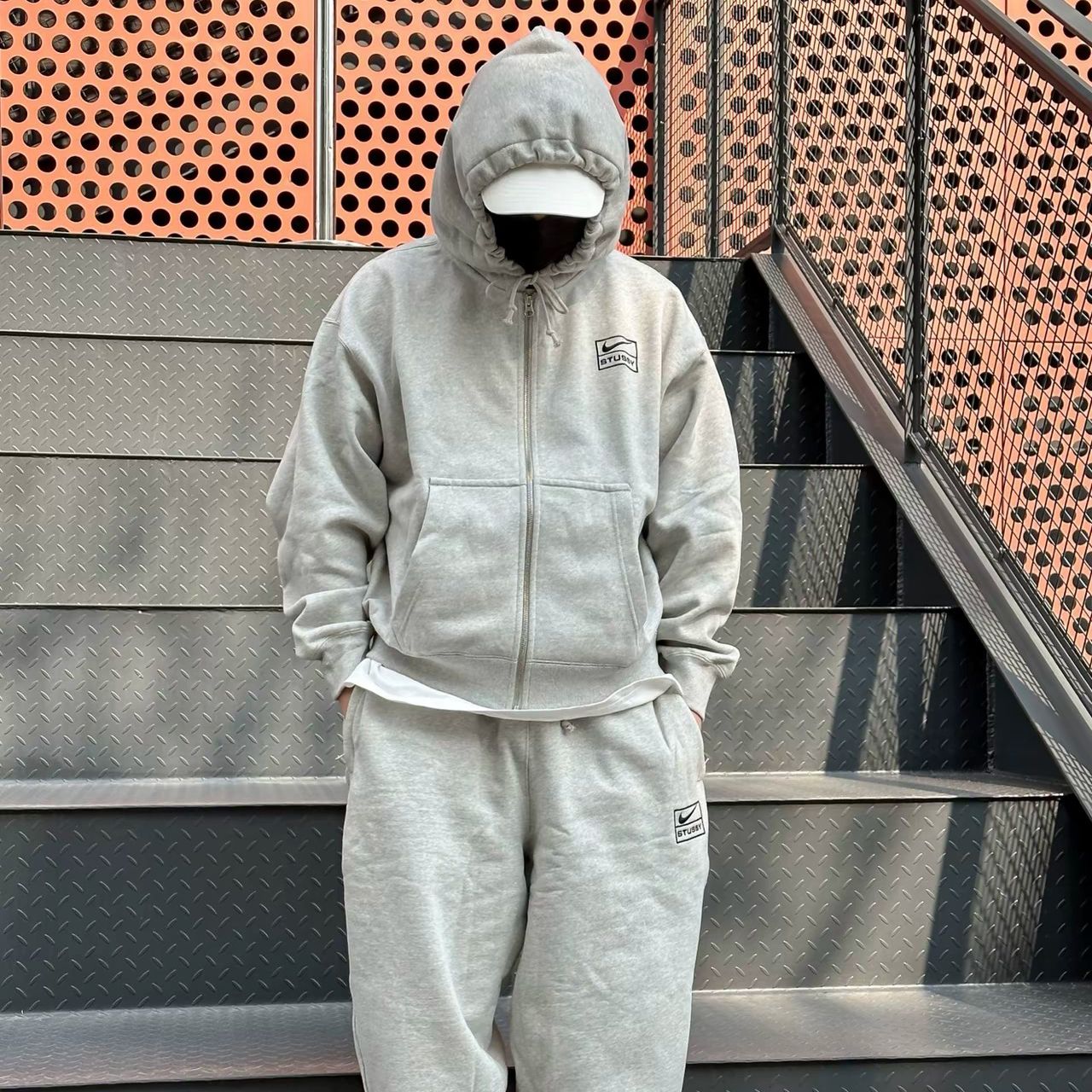 Nike x Stussy Full-Zip Fleece Hoodie Nike x Stussy Full-Zip Fleece Hoodie