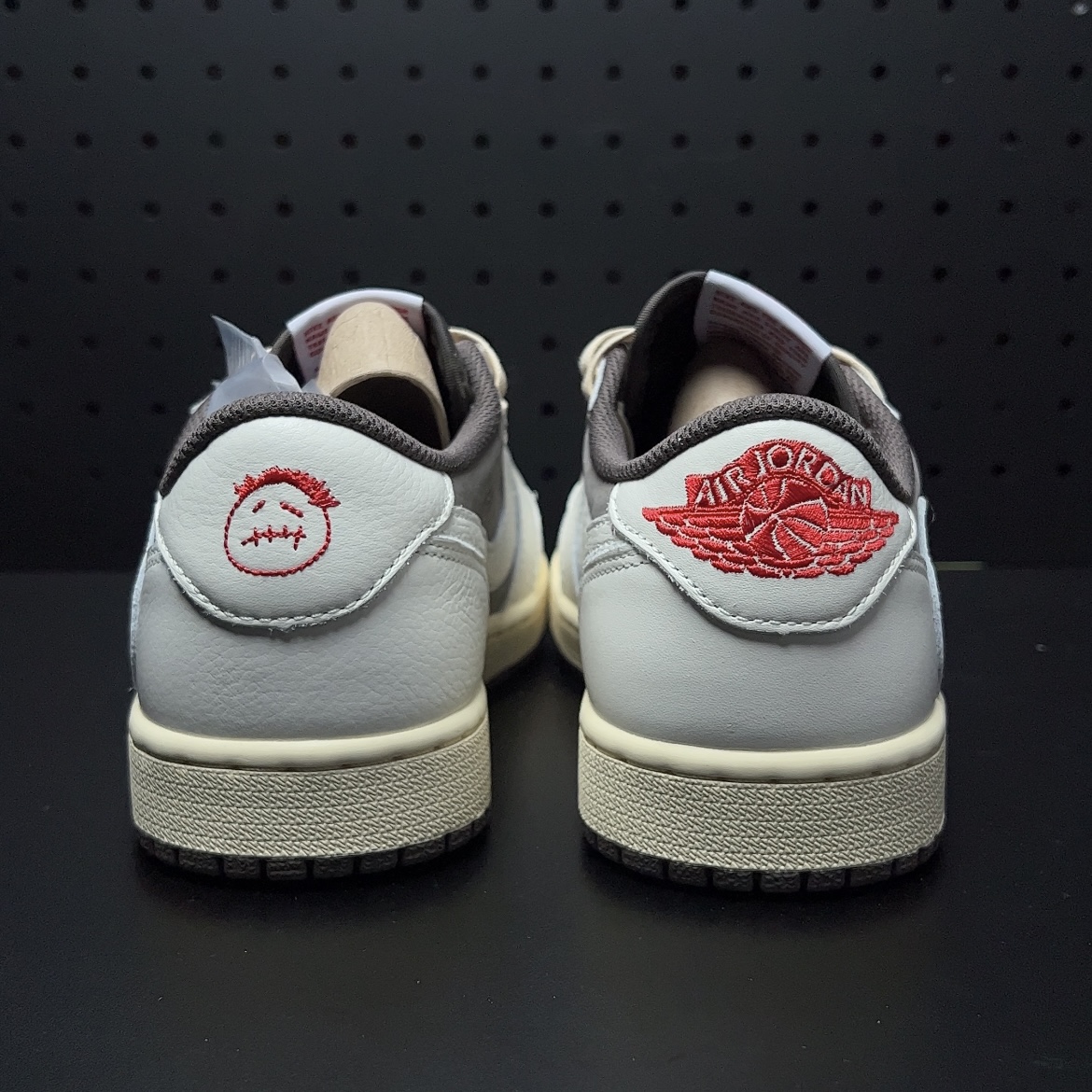 Travis Scott × Nike Air Jordan 1 Low OG SP "Reverse Mocha/Sail and Ridgerock"（DM7866-162）