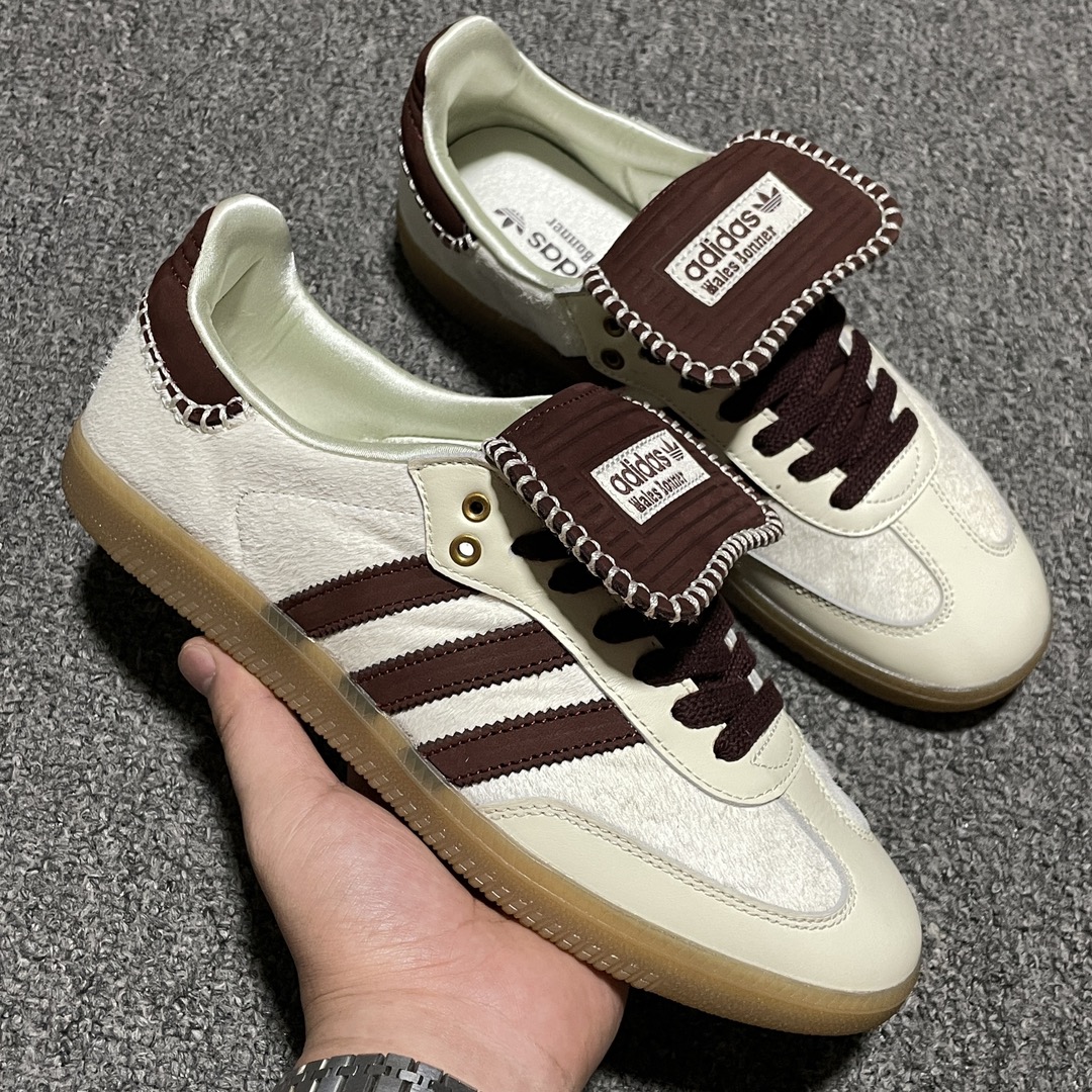 Wales Bonner × adidas Samba Pony Tonal Low 