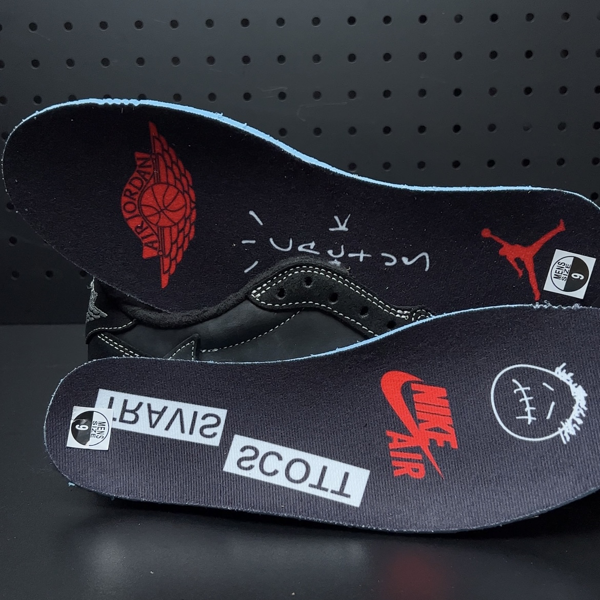 Travis Scott × Nike Air Jordan 1 Low OG SP "Black Phantom"(DM7866-001)