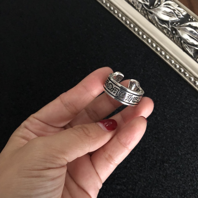 Chrome hearts polished scroll ring（CHROME HEARTS 294）