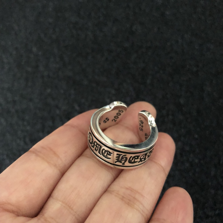 Chrome hearts polished scroll ring（CHROME HEARTS 294）