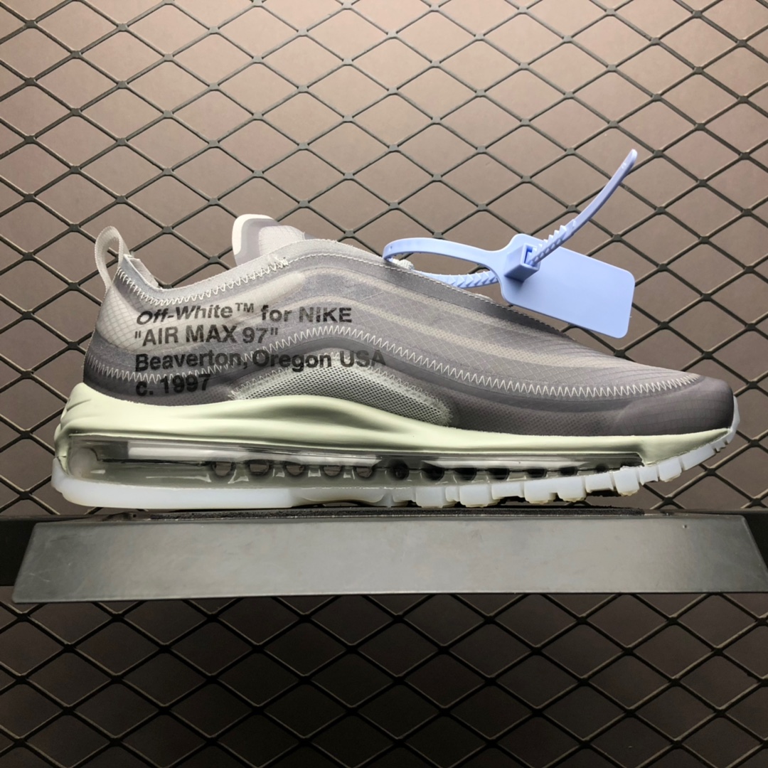 Off-White × Nike Air Max 97 "Grey"(AJ4585-101)