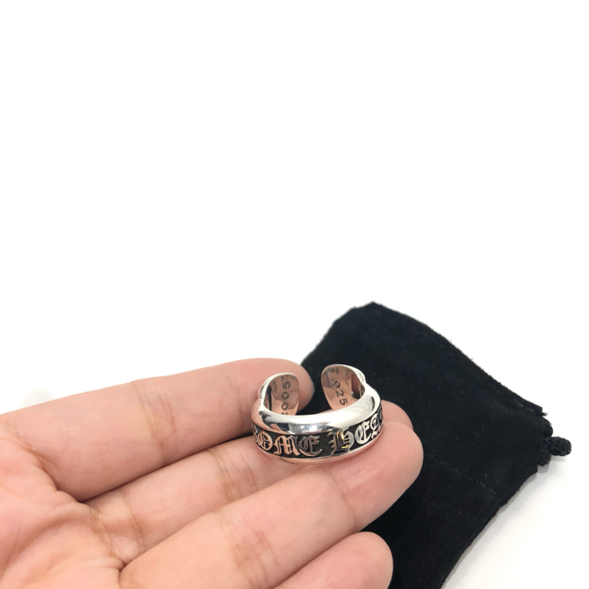 Chrome hearts black scroll ring（CHROME HEARTS 293）