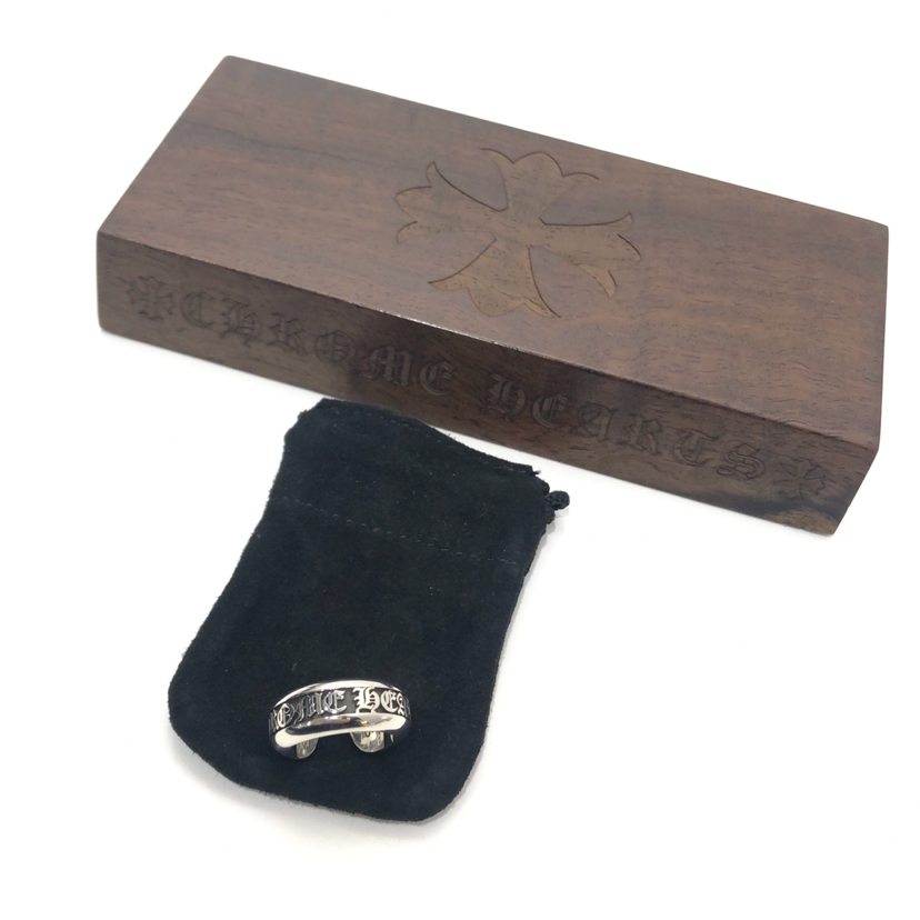 Chrome hearts black scroll ring（CHROME HEARTS 293）