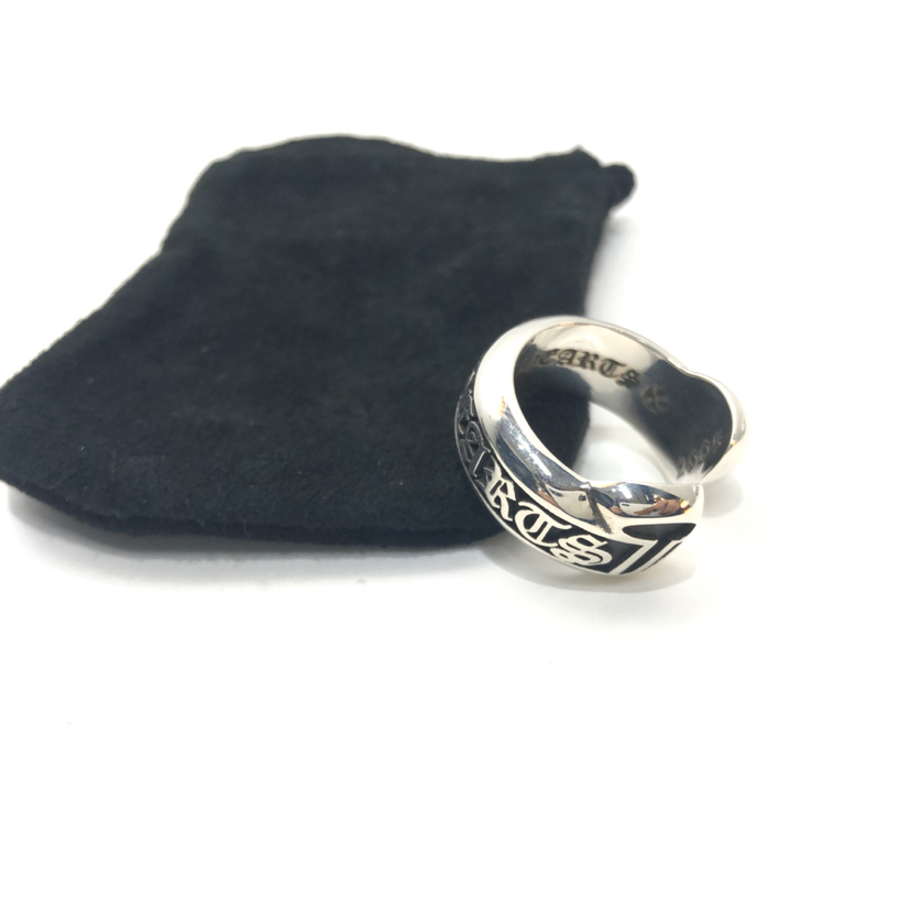 Chrome hearts black scroll ring（CHROME HEARTS 293）