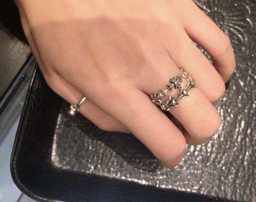 Chrome hearts cross chain ring（CHROME HEARTS 298）