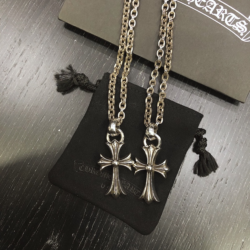 Chrome Hearts Classic Cross Necklace（CHROME HEARTS 323）