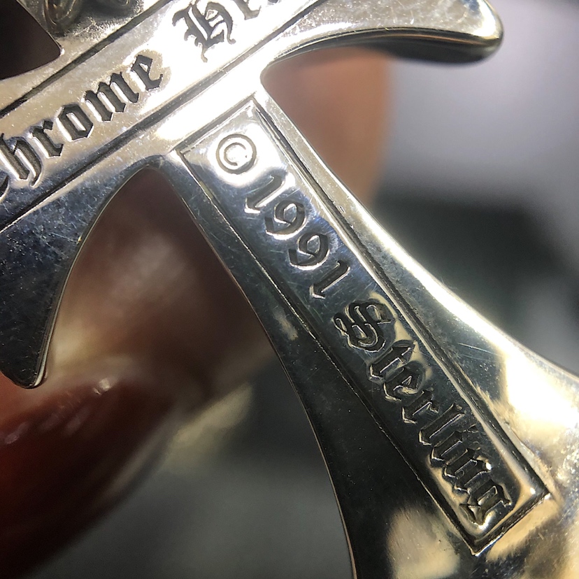 Chrome Hearts Classic Cross Necklace（CHROME HEARTS 323）