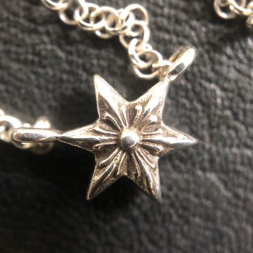 Chrome hearts six-pointed star clavicle necklace（CHROME HEARTS 315）