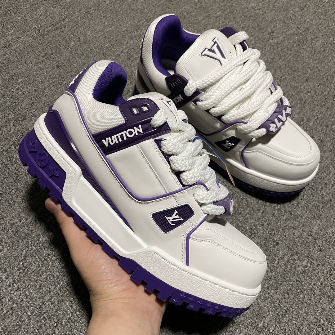 Louis Vuitton Trainer Maxi Line Sneakers LV(1ACPQ4)