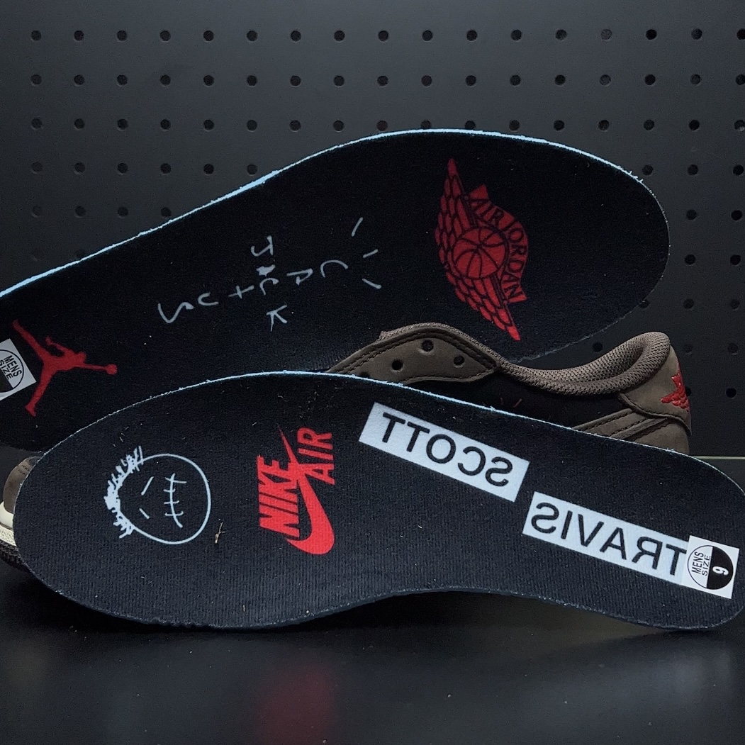 Travis Scott × Nike Air Jordan 1 Low OG SP-T "Black/Dark Mocha"(CQ4277-001)