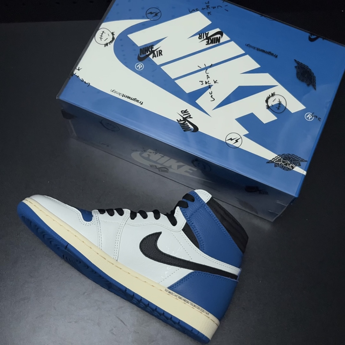 LJR】Travis Scott × Fragment × Nike Air Jordan 1 Retro High