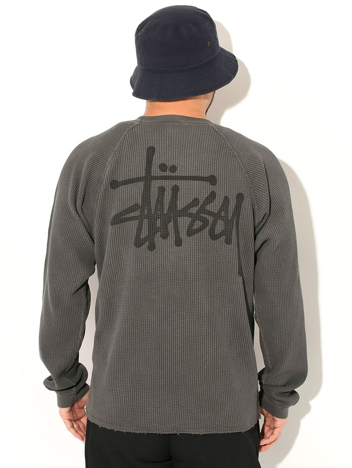 STUSSYステューシーのカットソー Basic Stock Thermal Raglan02