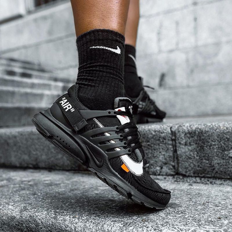 Nike air presto black white online