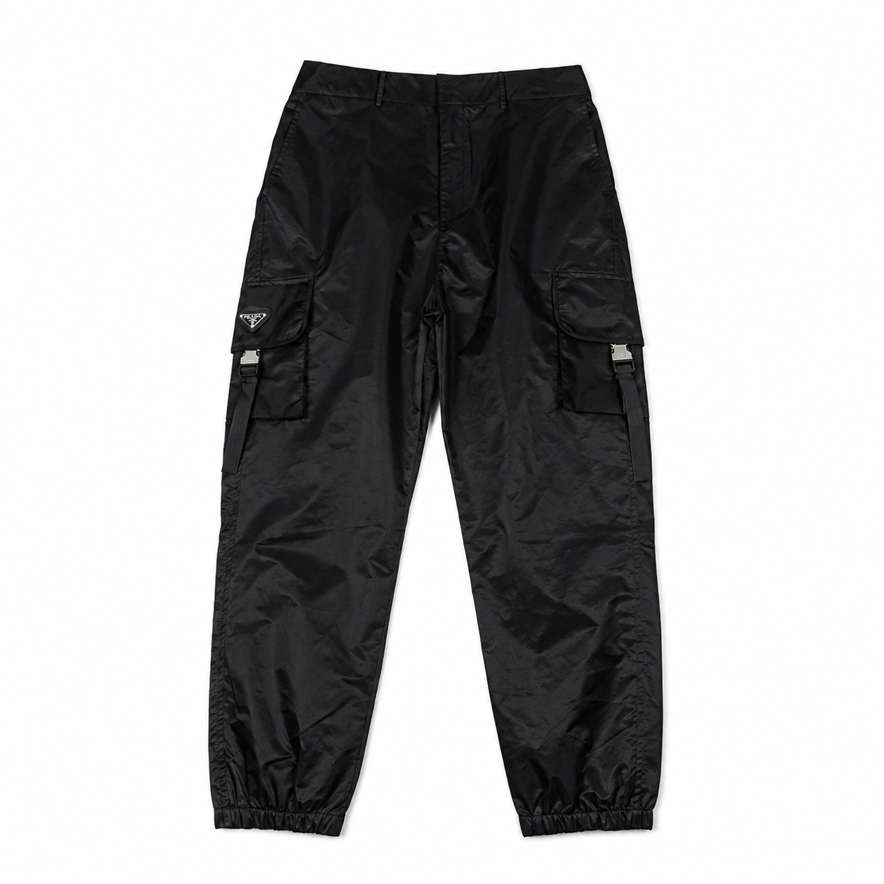 Prada Men's Black Polyamide Pants（SPH130S211-1WQ8-F0002）